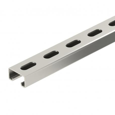 Mounting rail MS4022, heavy-duty, slot 18 mm, A4, perforated 6000 | 40 | 22,5 | 2 | surovo, naknadno obdelano