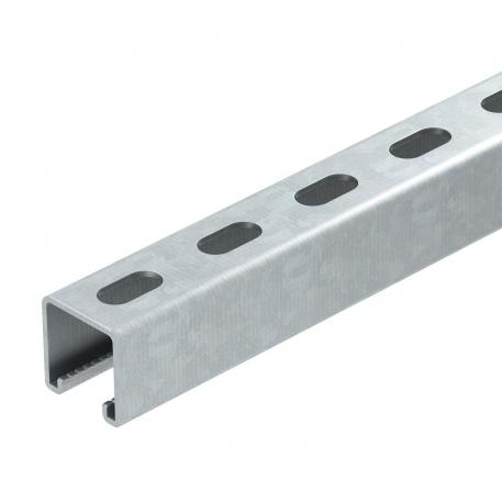 MS4141 mounting rail, slot 22 mm, FT, perforated  6000 | 41 | 41 | 2,5 | vroče pocinkano