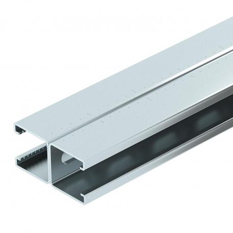 MS4182 mounting rail, slot 22 mm, double, FS, perforated 