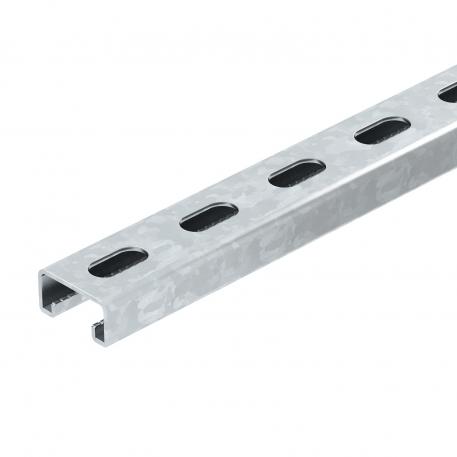 MS4121 mounting rail, slot 22 mm, FS, perforated 