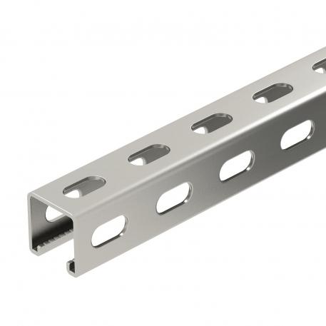 MS4141 mounting rail, slot 22 mm, A2, side perforation 6000 | 41 | 41 | 2 | surovo, naknadno obdelano