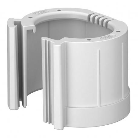 Pipe end cap, splittable, PG, light grey PG11