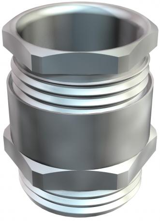 Cone cable gland, metric thread, cutting ring, nickel-plated