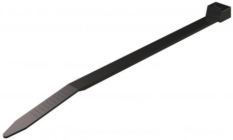 Cable tie, black, UV and weather-resistant 