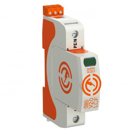 V20 surge arrester, leakage current-free, 1-pole + FS 1 | 280 | IP20