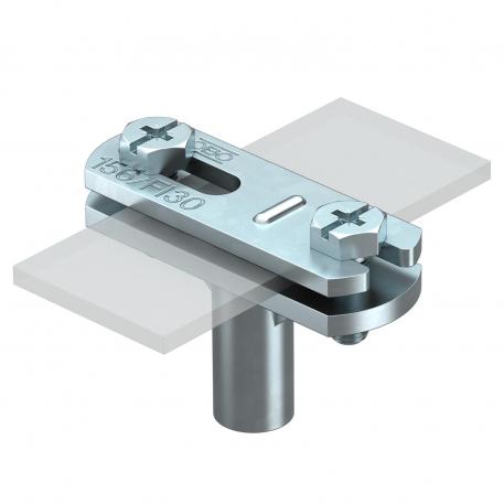 Cable bracket for flat conductors