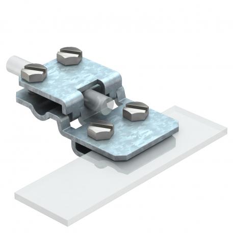 Folding clamp and connection terminal up to 5 mm FT plate thickness