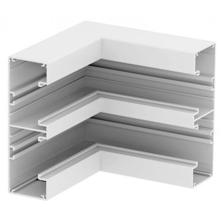 Internal corner, for device installation trunking Rapid 45-2 type GA-53165 bela; RAL 9010